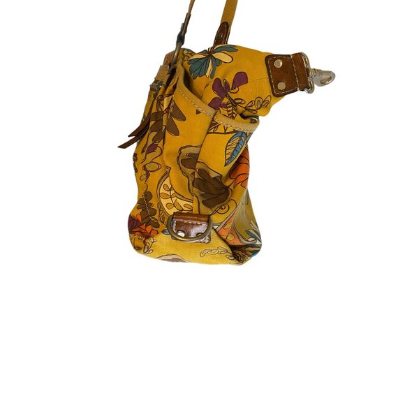 Fossil Long Live Vintage Boho Floral Canvas Weekend Duffel Bag - Picture 12 of 16